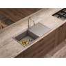 Мойка OMOIKIRI YASUGATA 100-GR Tetogranit/Leningrad grey 4993568