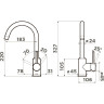 Смеситель OMOIKIRI SHINAGAWA-WH 4994108