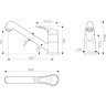 Смеситель OMOIKIRI TATEYAMA-S-MA 4994175