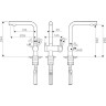 Комплект OMOIKIRI NAGANO-BL + PURE DROP LITE 4047.8028