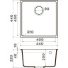 Мойка OMOIKIRI BOSEN 44-U-WH Tetogranit/белый 4993598