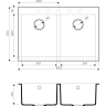 Мойка OMOIKIRI BOSEN 80-2-EV Tetogranit/эверест 4993842