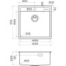 Мойка OMOIKIRI DAISEN 44-IN нержавеющая сталь 4993179