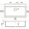 Мойка OMOIKIRI KITAGAWA 79-LB белый 4993997