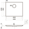Мойка OMOIKIRI KITEN 48 INT-GB Artceramic/черный 4993019