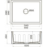 Мойка OMOIKIRI MIKURA 61-PE Natceramic/pebble 4997072